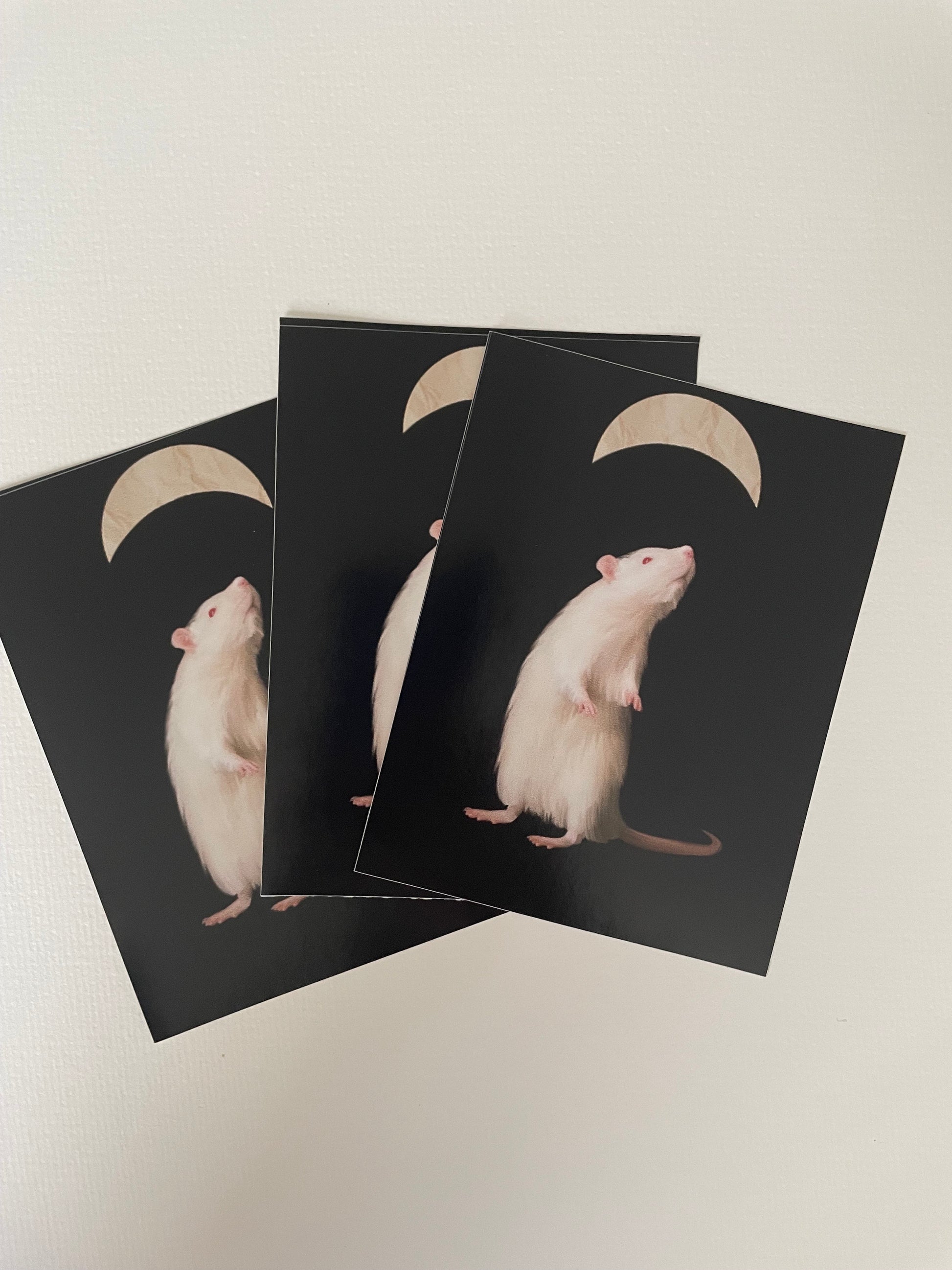 Moon Mouse Vinyl Sticker