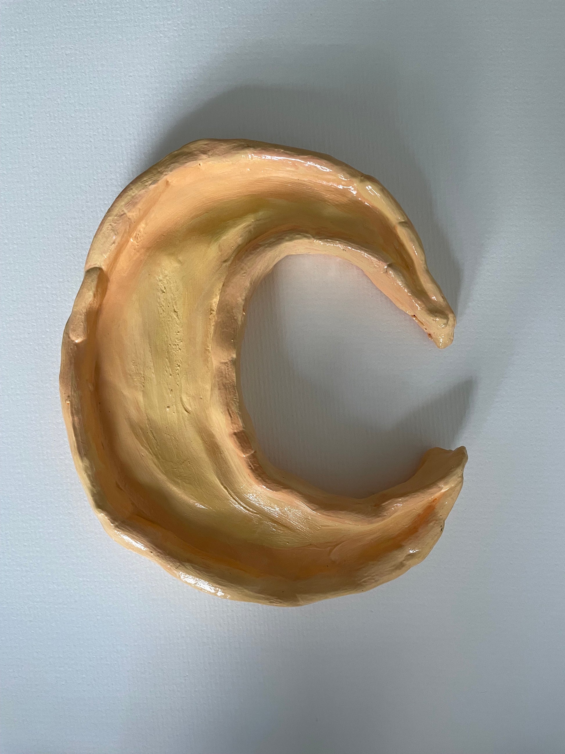Yellow Moon Jewelry Plate