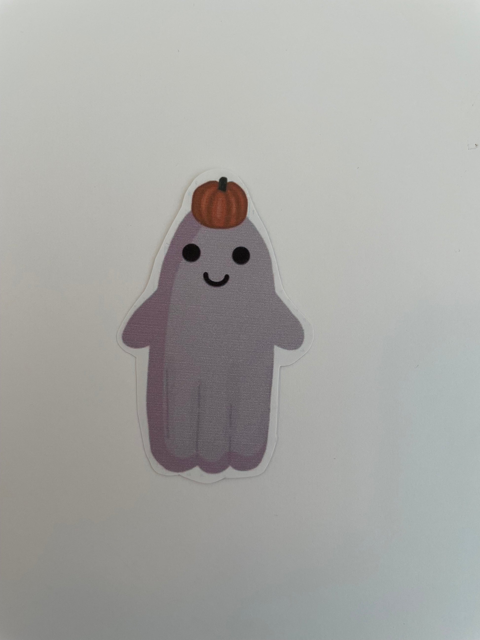 Pumpky Ghost Sticker